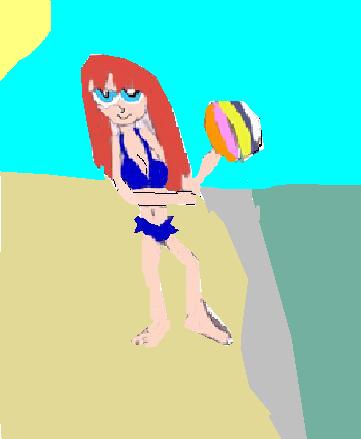 Me at the Beach (Wanna Play) by riana