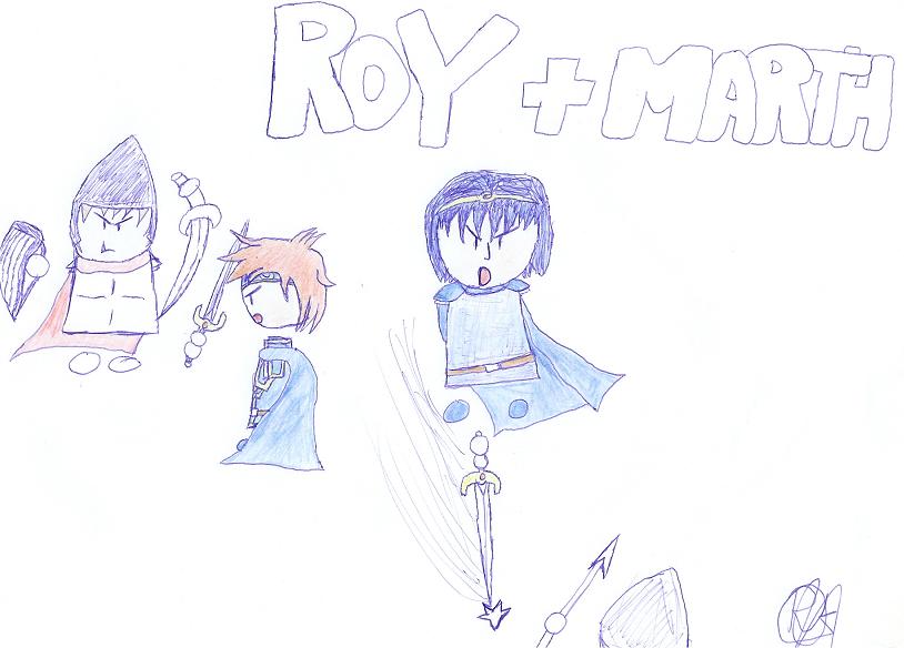 marrie style roy and marth by ricardolol