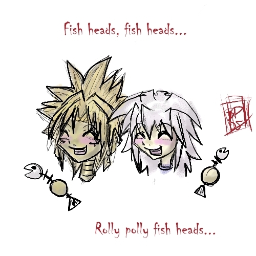 Fish Heads! by rikus_tears