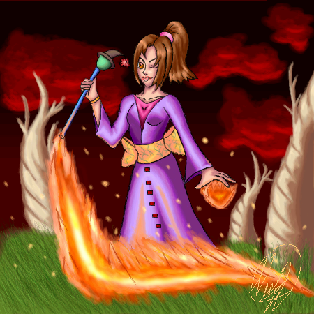 Fire Goddes for YukinaObbsessionist by rikuschick