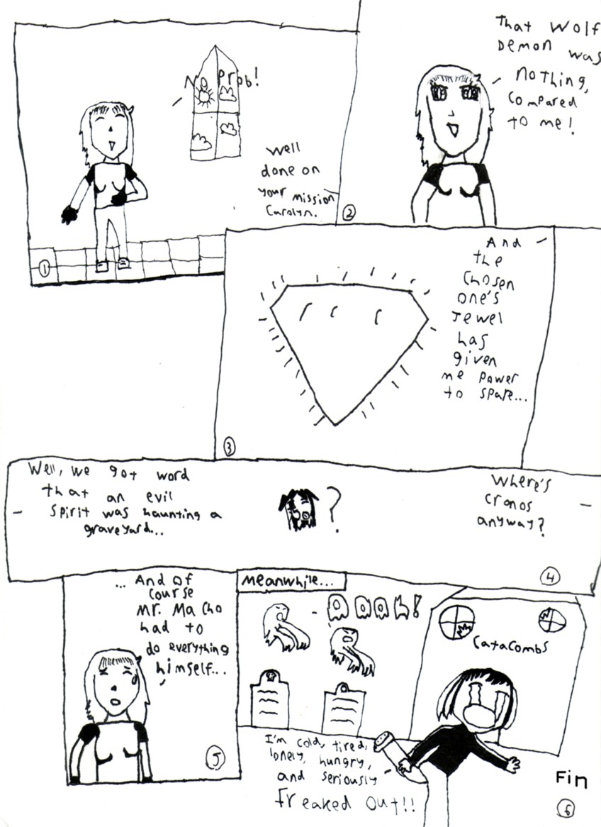 My Wacky Adventures! -Issue One (HORRIBLE OLD ART) by rikusgirl