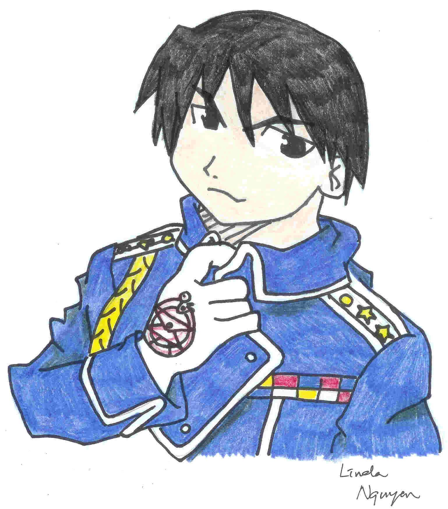 Roy Mustang -colored- by rinde16