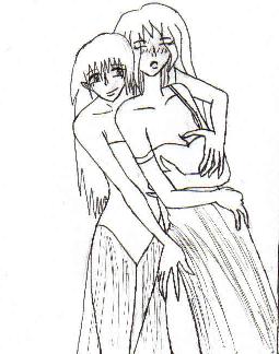 Rinial and Cassandra entertaining themselves (YURI by rinibabe