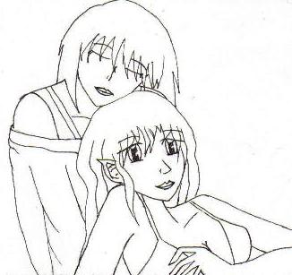 Rinial&Cassandra cuddling by rinibabe