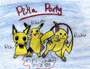 . Pika Party . by riri-chan