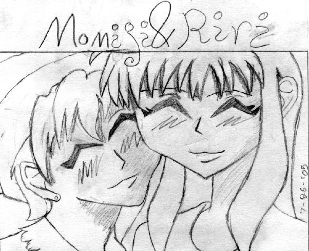 Momiji and Rikku by riri-chan