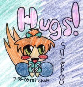 Hugs! -Shippou- (colored) by riri-chan
