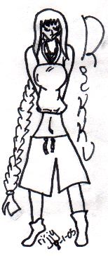 Rikku Girl (inked) by riri-chan
