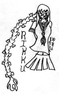 Rikku Uniform (inked) by riri-chan