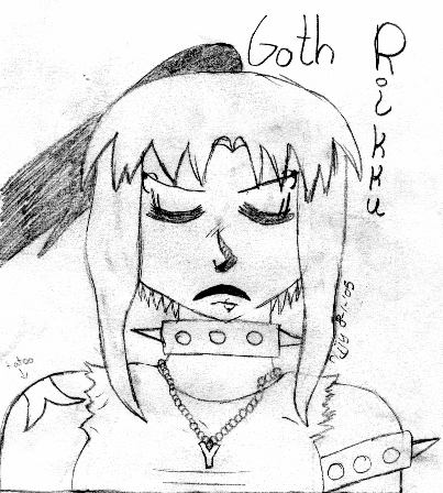 Goth Rikku by riri-chan