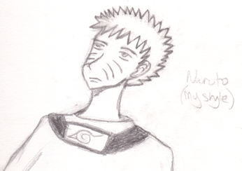 Naruto - odd sketch by riverdoe