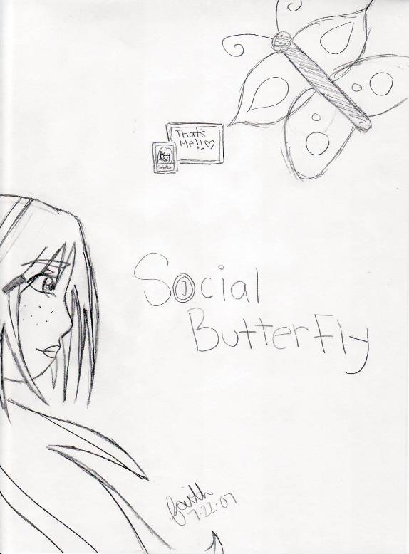 Social Butterfly by rlkitten