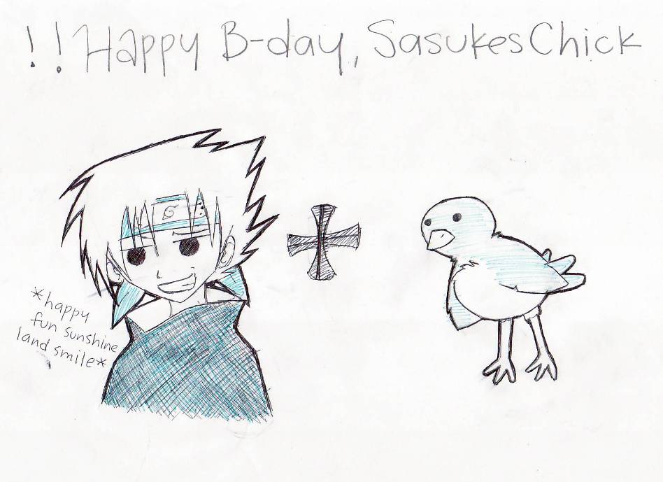 Happy Birthday, SasukesChick!!! by rlkitten