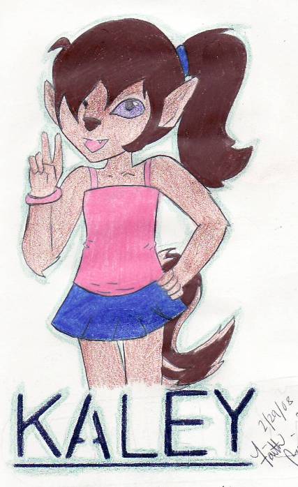 Kaley the Coyote- for Racoon1 by rlkitten