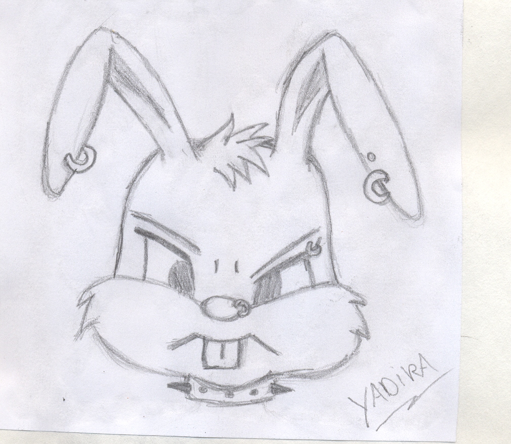 Rocker Bunny Thing by rockerkitty666
