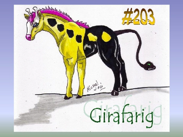 Girafarig by rolla_roach