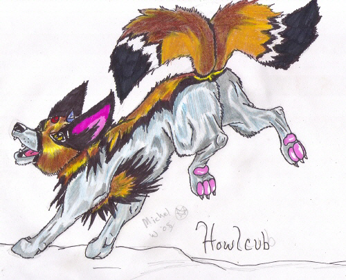 Howlcub *Pokemon contest* by rolla_roach