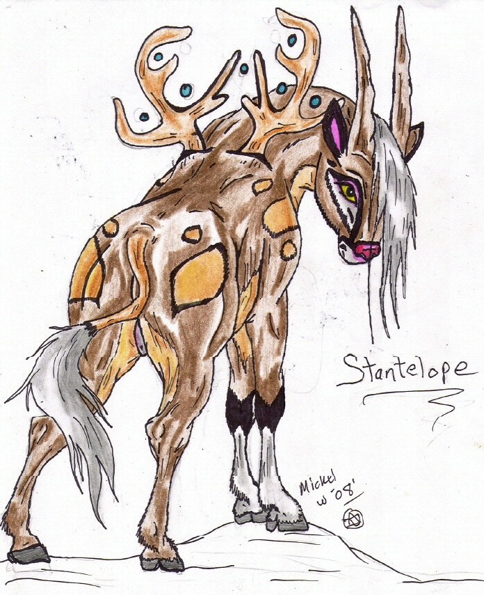 Stantelope *Pokemon Contest* by rolla_roach