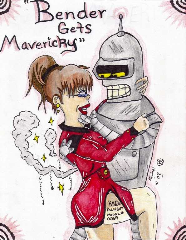 Bender Gets Mavericky Cover by rolla_roach