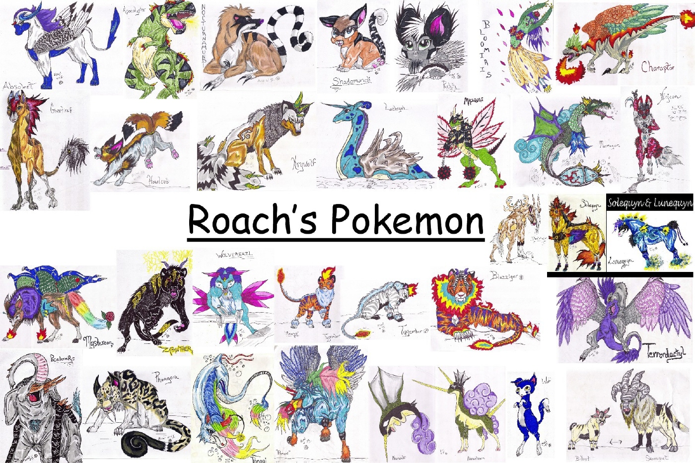 Roach's Pokemon Vol. 1 by rolla_roach