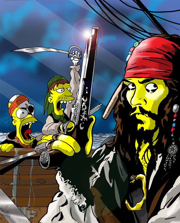 Pirates of Springfield by rolykin