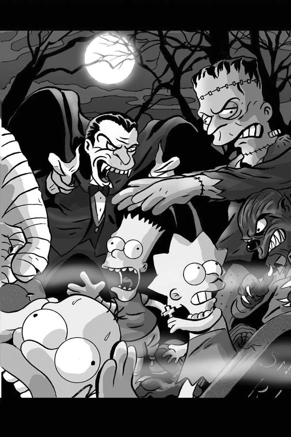 the Simpson's universal Tree House of Horror by rolykin