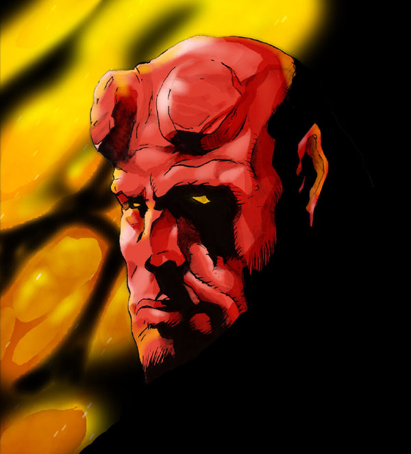 Hellboy-up close. by rolykin