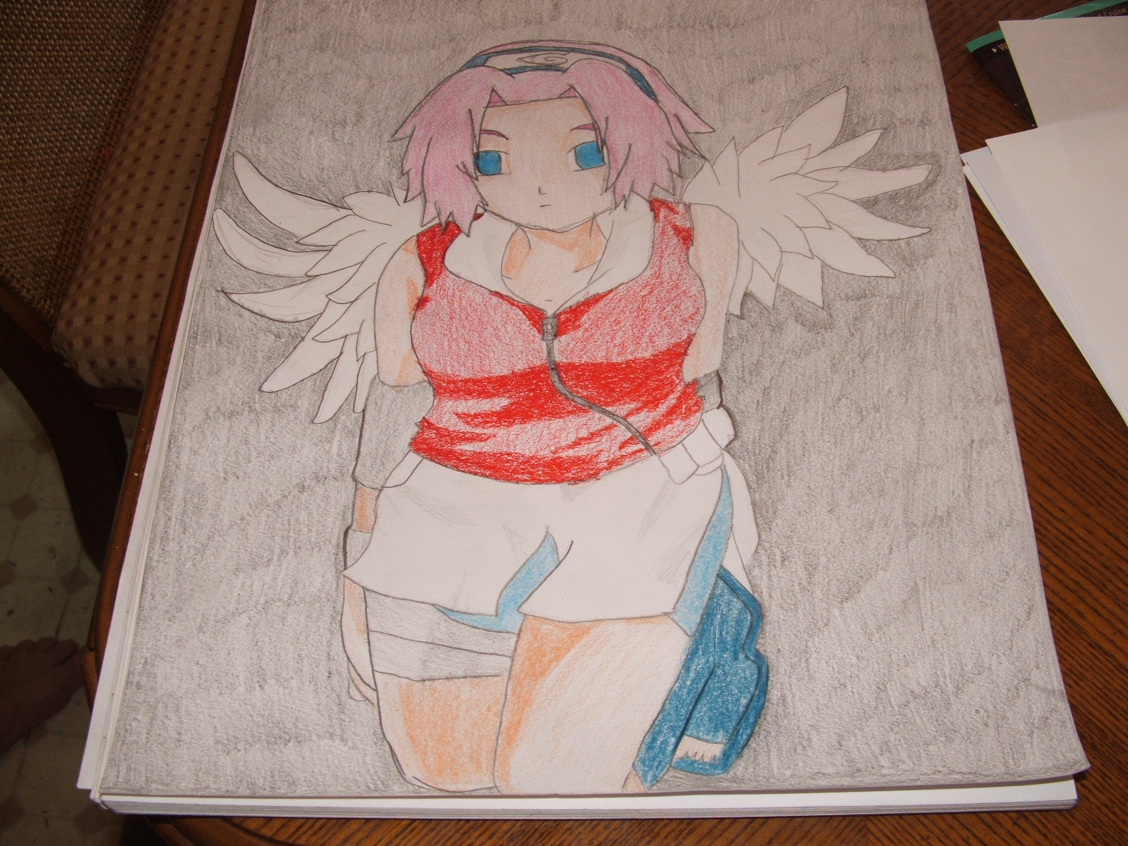 sakura angel by rosey546