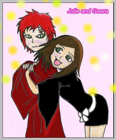 Gaara and Julie^^(Gift for BMG) by royally_spooky