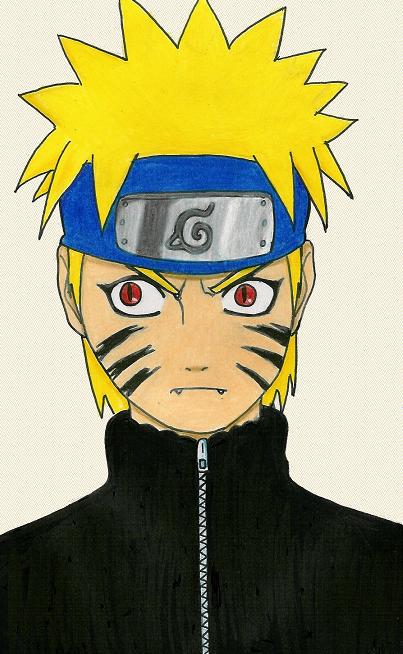 Naruto Kyuubi (colored) by royally_spooky