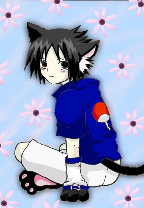 Sasuke Kitty:3 by royally_spooky