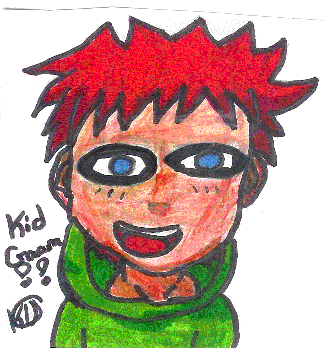 My First Try At Kid Gaara! by runegal169