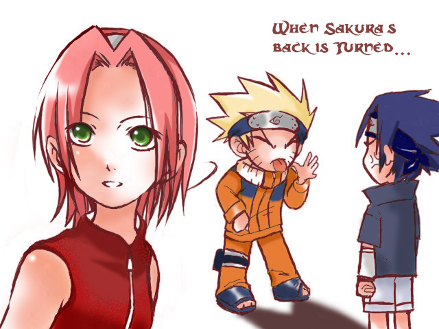 When Sakura's back is turned... by rythem