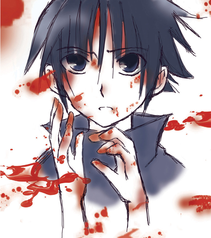 Bloody Sasuke by rythem