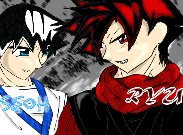 Ryu and Seoh photoshop by ryukai03