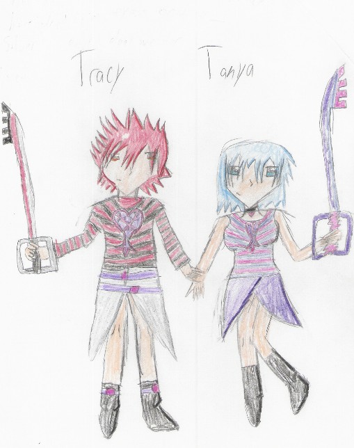 Tracy and Tanya, heartless twins by ryuran123352