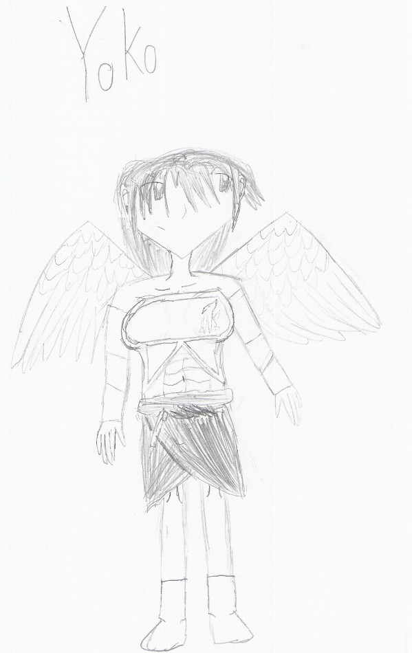 Kouga's daughter has wings? by ryuran123352