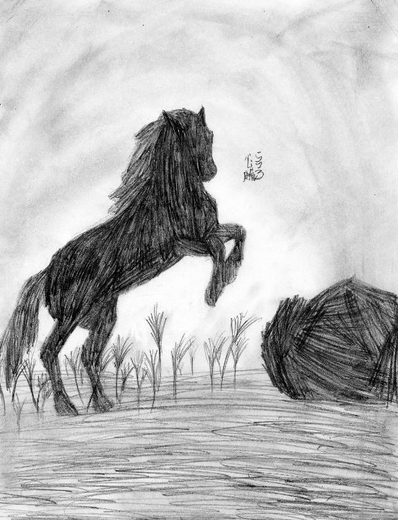 Airleon's Horse by ryuuryuu