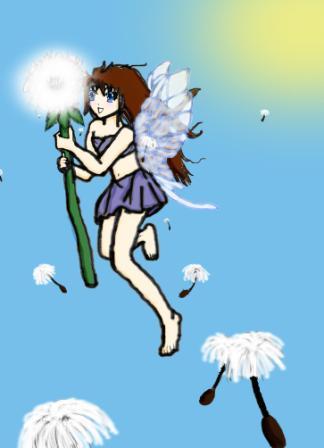 Dandelion Fairy by ryuuryuu