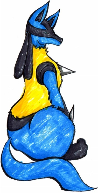 Strei the Lucario by ryuuryuu