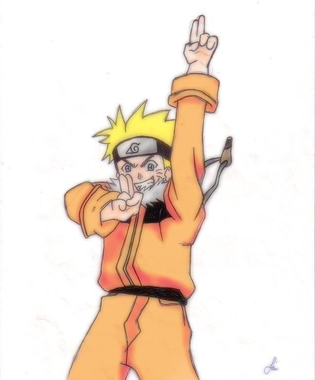 1st attempt naruto (colored) by SDlai88