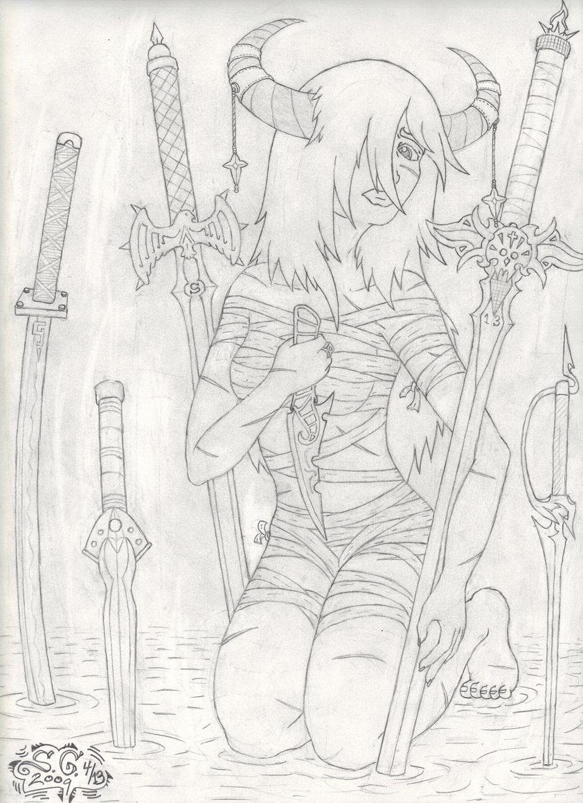 Queen Of Swords by SILK