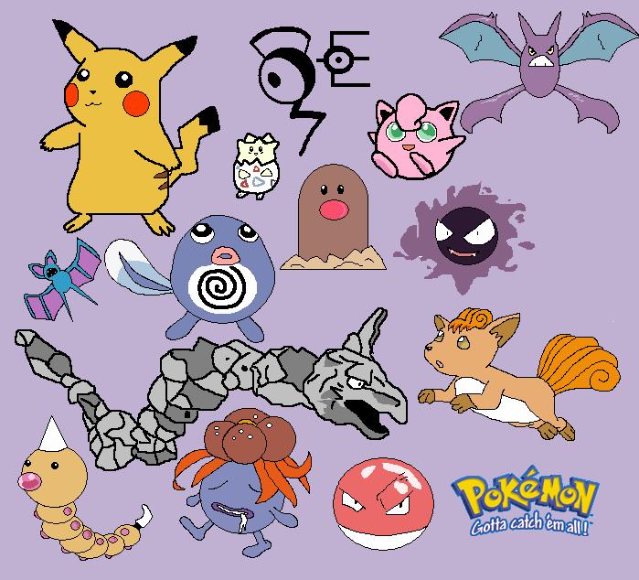 My Fav. Pokemon by SOPHIE_M_mangagirl