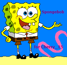 Spongebob for Cherry_15 by SOPHIE_M_mangagirl