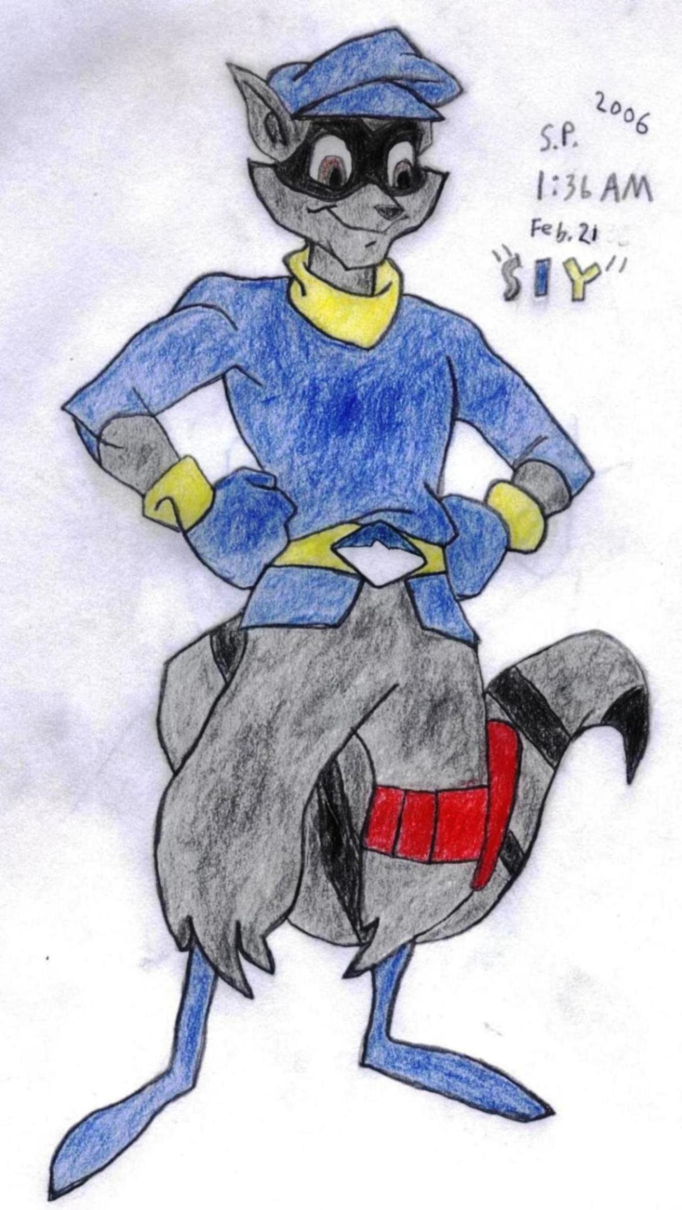 Sly Cooper Colored Version by SP
