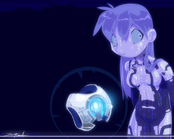 Cute Anime Cortana by SPARTAN45