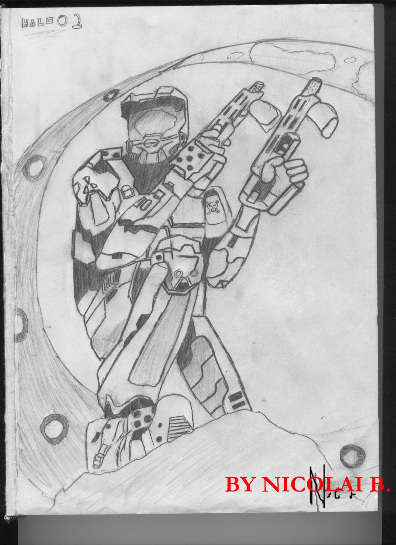 halo 2 master chief by SPAWN1000