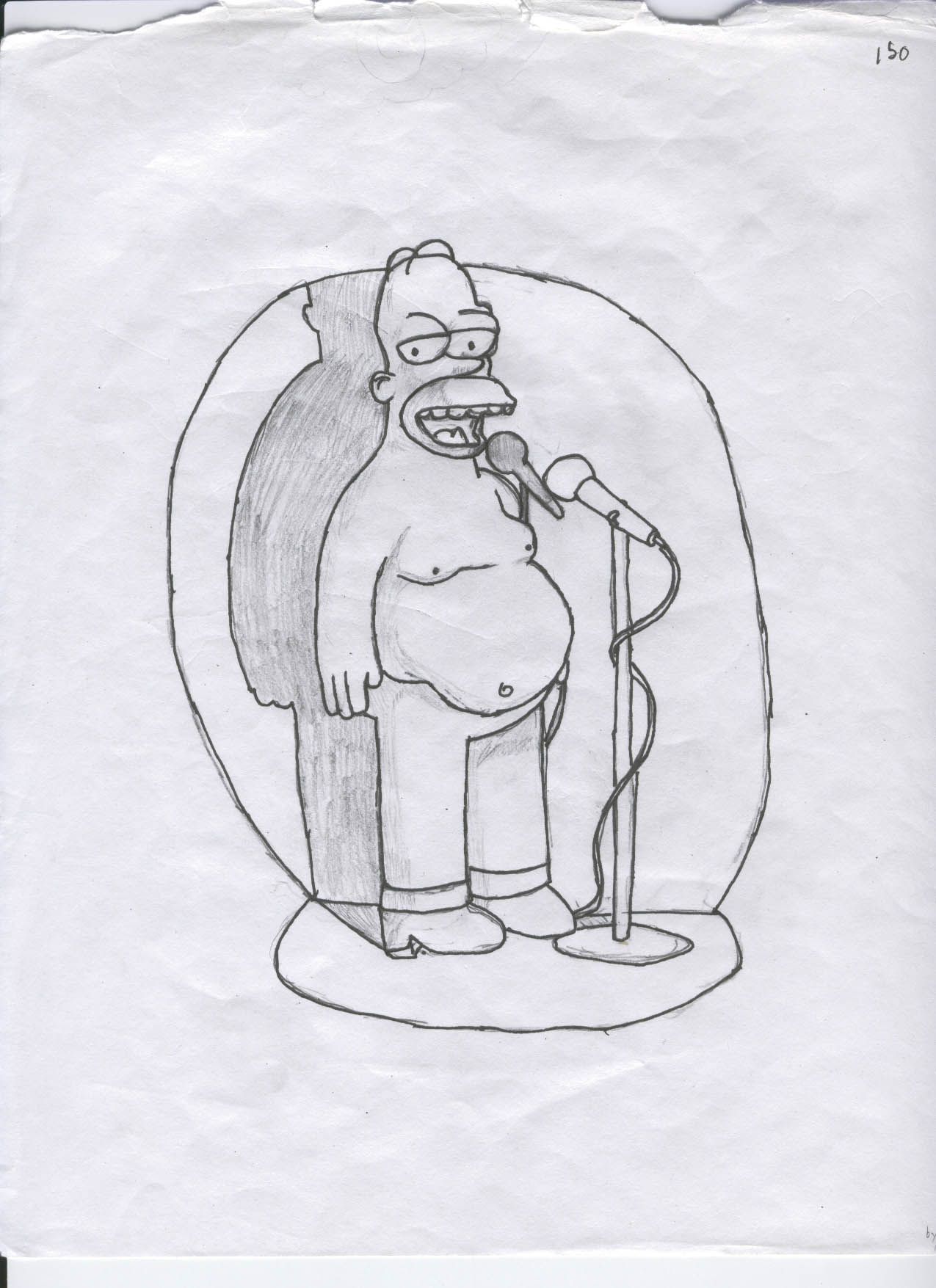 homer the camedian by SPAWN1000