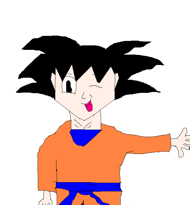 Animation:Goku Waving by SSGoshin4