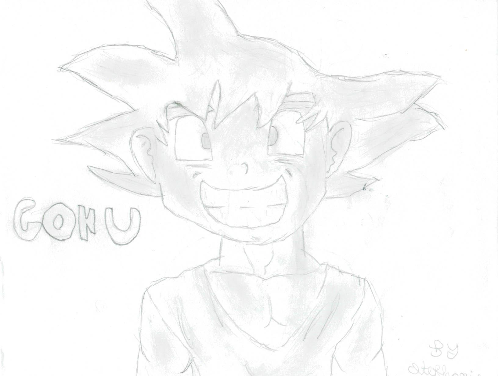 !Goku's Big Smile! by SSGoshin4